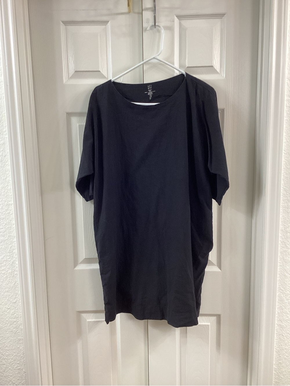 Black Mini Dress with Relaxed Fit